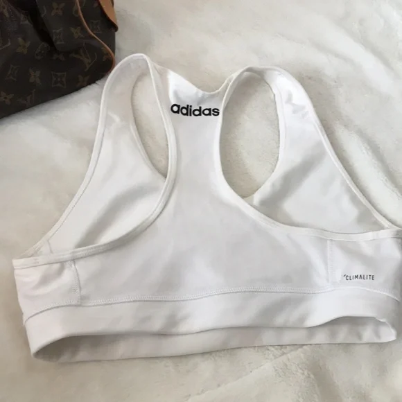 Adidas white climalite sports bra - Picture 5 of 5